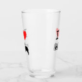 私は私のオーストラリアの羊飼いタンブラーハート タンブラーグラス (左)