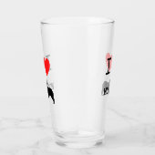 私は私のオーストラリアの羊飼いタンブラーハート タンブラーグラス (右)