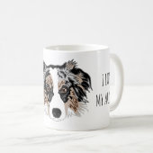 私は私のオーストラリア犬のマグカップが大好き コーヒーマグカップ (正面右)