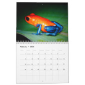 私は私のカエルのカスタムによって印刷されるカレンダーを愛します カレンダー (2月 2026)