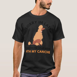 私は私のカニッチと家に残りたいと思って遅くなってごめんなさい Tシャツ