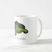 私は私のカメを愛します コーヒーマグカップ (正面右)