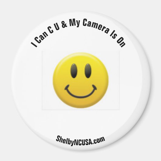 私は私のカメラは磁石に乗っている マグネット (正面)