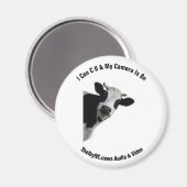 私は私のカメラは磁石に乗っている マグネット (正面/裏面)