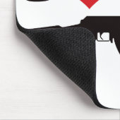 私は私のカラシニコフ自動小銃を愛します マウスパッド (コーナー)