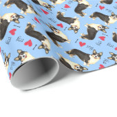 私は私のカーディガンウェルシュコーギー ラッピングペーパー (ロールコーナー)