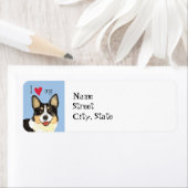 私は私のカーディガンウェルシュコーギー ラベル (インサイチュ)