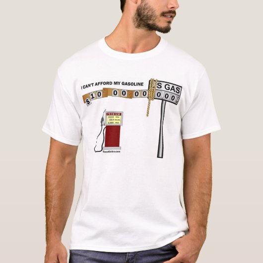 私は私のガソリンをできることができません Tシャツ (正面)