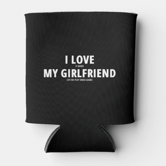 私は私のガールフレンドがビデオを私に許可する遊ときそれが大好き 缶クーラー (正面)