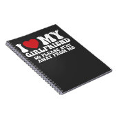 私は私のガールフレンドが大好きだから私から遠くにお願い ノートブック (右側)