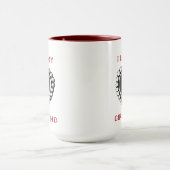 私は私のガールフレンドが大好き写真マグカップ マグカップ (中央)