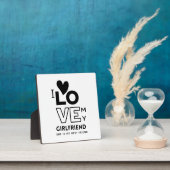 私は私のガールフレンドが大好き彼女は私の最高の友達の贈り物 フォトプラーク (インサイチュ)