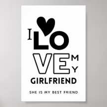 私は私のガールフレンドが大好き彼女は私の最高の友達の贈り物