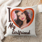 私は私のガールフレンドが大好カスタムき_J- クッション (ブランケット)