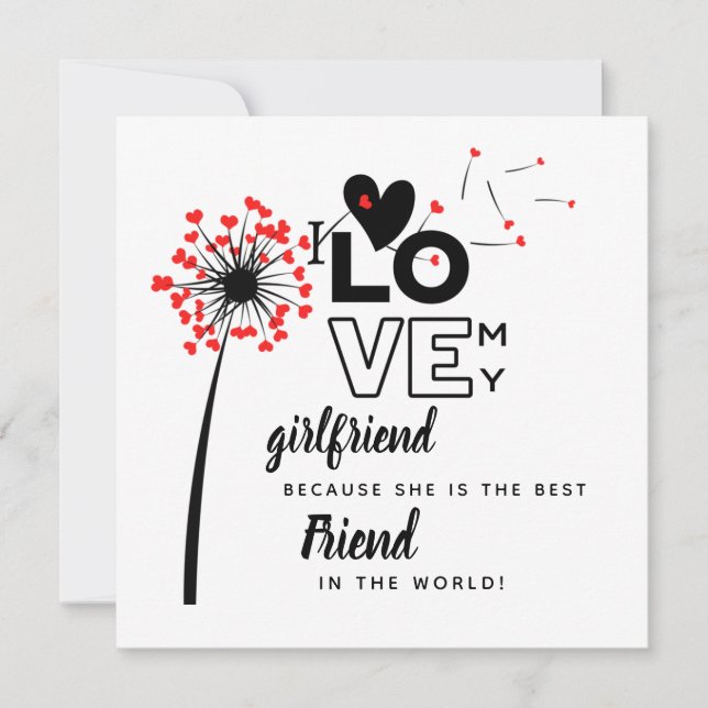 私は私のガールフレンドのカスタム友人のギフトが好き (正面)