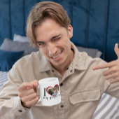 私は私のガールフレンドのハートの写真がカスタム大好き コーヒーマグカップ