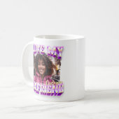 私は私のガールフレンドのブートレッグのラッパーの写真が大好き コーヒーマグカップ (正面左)