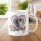 私は私のガールフレンドの写真が大好カスタムき コーヒーマグカップ