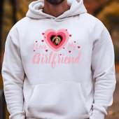 私は私のガールフレンドカスタムの写真の名カスタマイズ前 パーカ