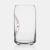 私は私のガールフレンド素晴らしの写真文字ハートを愛する ガラス缶 (左)