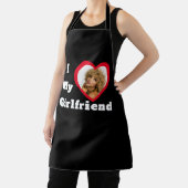 私は私のガールフレンドbaeパーソナライズされたのカスタム写真 エプロン (インサイチュ)