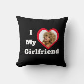 私は私のガールフレンドbaeパーソナライズされたのカスタム写真 クッション (正面)