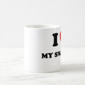 私は私のキャンディを愛します コーヒーマグカップ (中央)