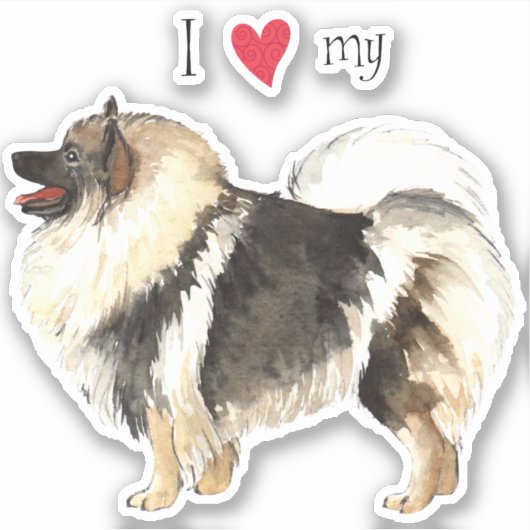 私は私のキーソンのビニールステッカーが大好き シール (正面)