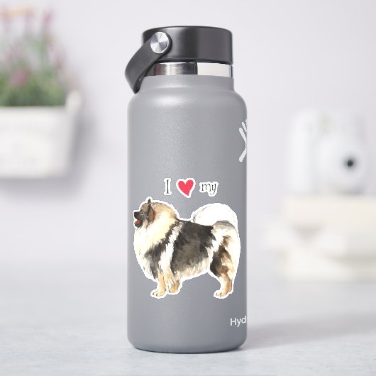 私は私のキーソンのビニールステッカーが大好き シール (HydroFlask)
