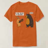 私は私のクマの手で戦うオーディアティーファンン Tシャツ (デザイン正面)