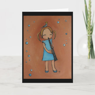 私は私のクラリネットを愛します カード