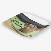 私は私のクリームダシュントが大好き写真 ペーパープレート (傾斜あり)