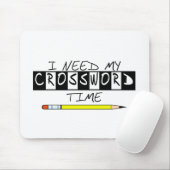 私は私のクロスワードパズルの時間Tシャツおよびギフトを必要とします マウスパッド (マウス)