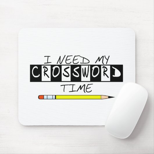 私は私のクロスワードパズルの時間Tシャツおよびギフトを必要とします マウスパッド (マウス)