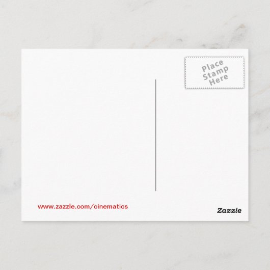 私は私のクローズアップの準備ができている ポストカード (裏面)