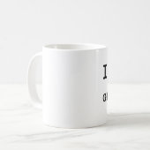 私は私のグレイハウンドを愛します コーヒーマグカップ (正面左)