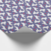 私は私のグレート・ピレニーズを愛します ラッピングペーパー (角)