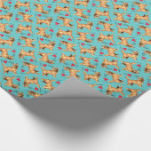 私は私のケアーン・テリアを愛します ラッピングペーパー (角)