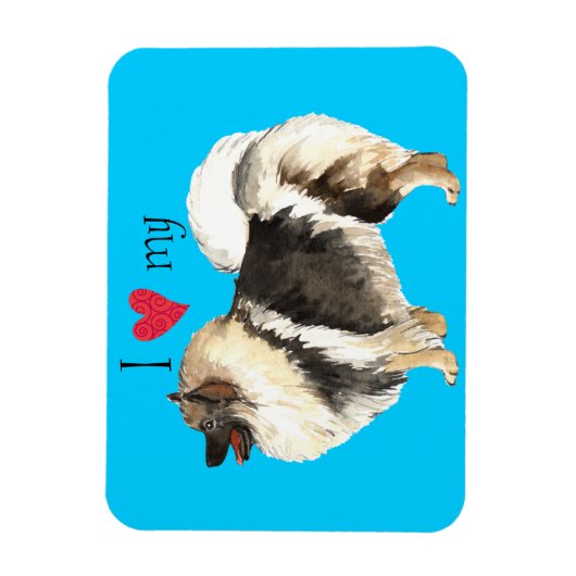 私は私のケシャンドが大好き マグネット (縦)