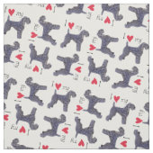 私は私のケリーブルーテリアが大好き ファブリック (見本)