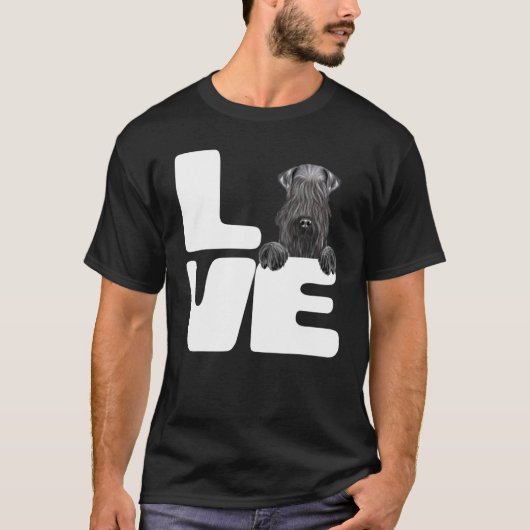 私は私のケリーブルーテリア犬が大好き Tシャツ (正面)