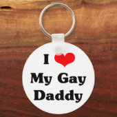 私は私のゲイパパが大好き キーホルダー (正面)