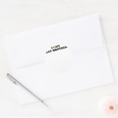 私は私のゲイ兄弟コピーを愛 ラウンドシール (封筒)