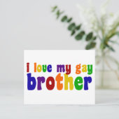 私は私のゲイ兄弟 ポストカード (スタンド正面)