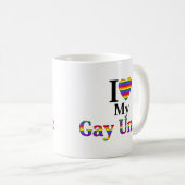私は私のゲイ叔父 コーヒーマグカップ (正面右)