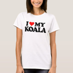 私は私のコアラを愛します Tシャツ