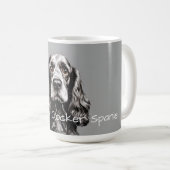 私は私のコッカースパニエル犬 コーヒーマグカップ (正面右)