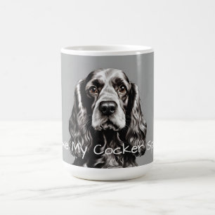 私は私のコッカースパニエル犬 コーヒーマグカップ
