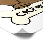 私は私のコッカースパニエル犬 ポスター (角)