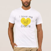 私は私のコリーが大好き Tシャツ (正面)
